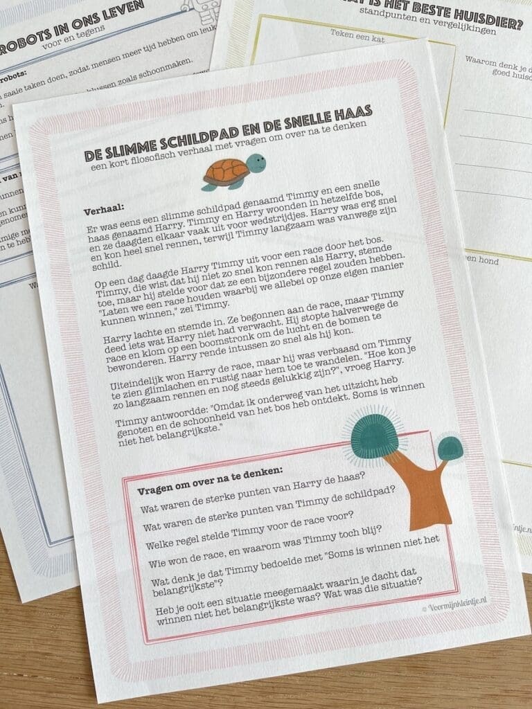 filosoferen voor kleuters