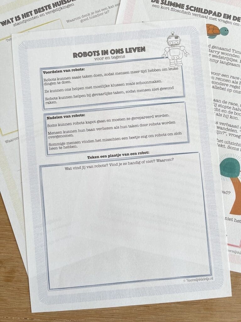 filosoferen voor kleuters