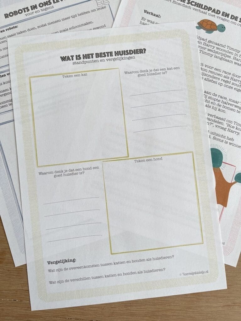 filosoferen voor kleuters