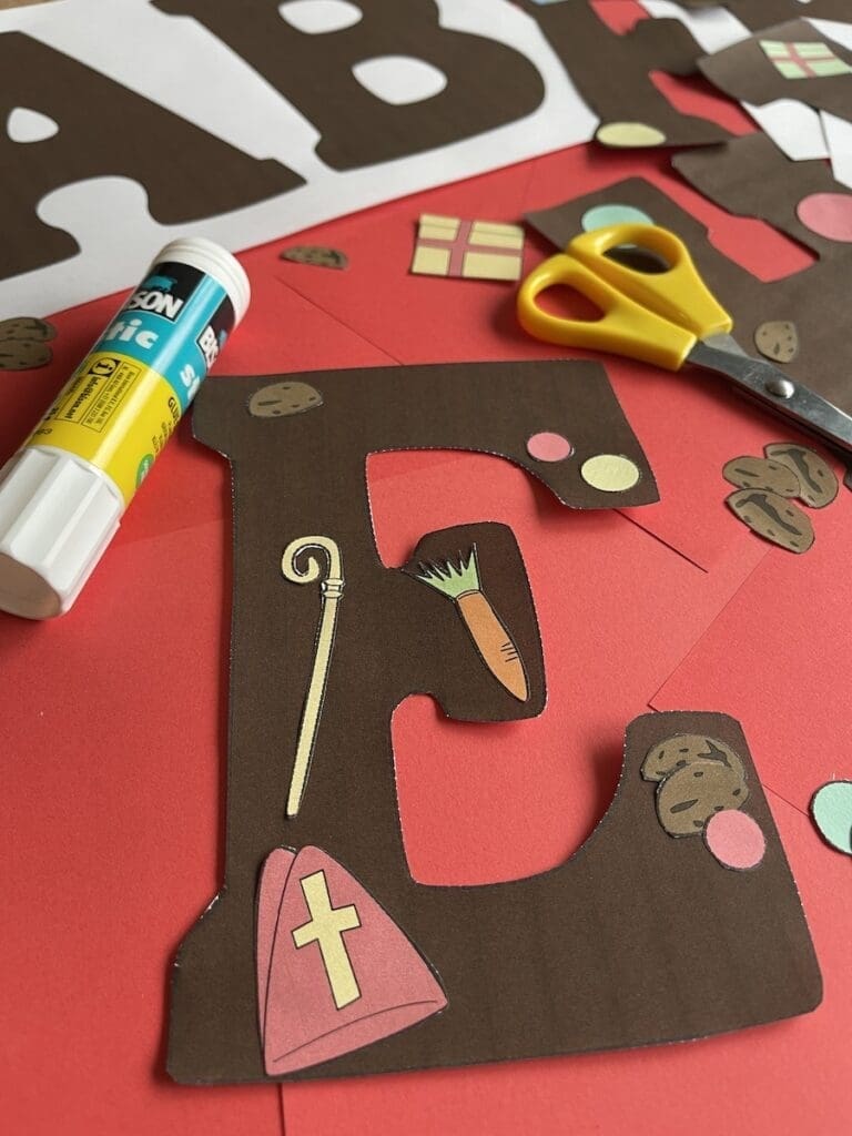 versieren chocoladeletters