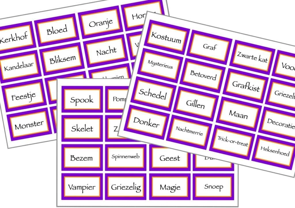 halloween spelletjes