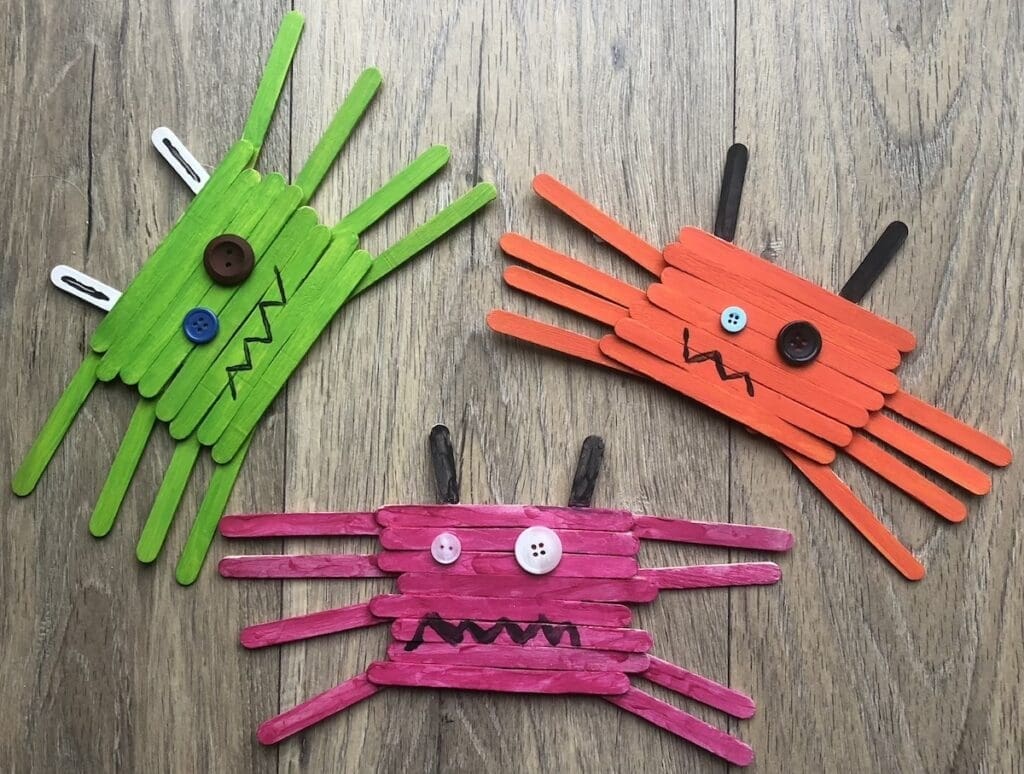 knutselen halloween monstertjes