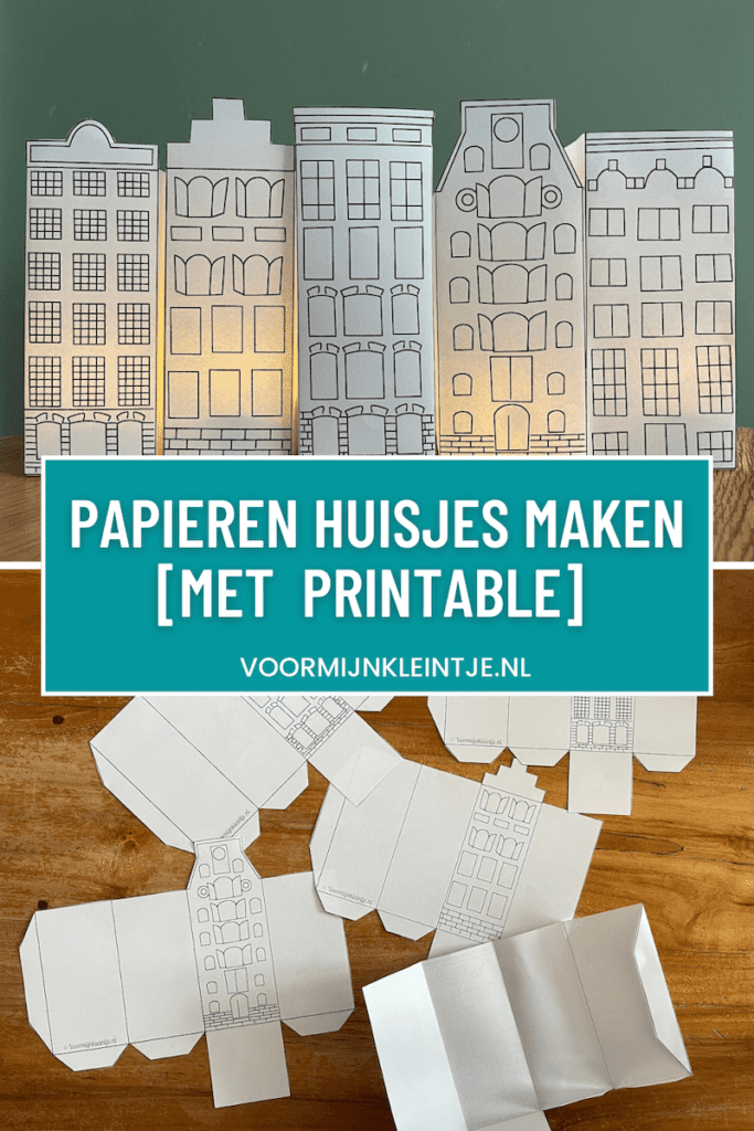 Papieren huisjes maken