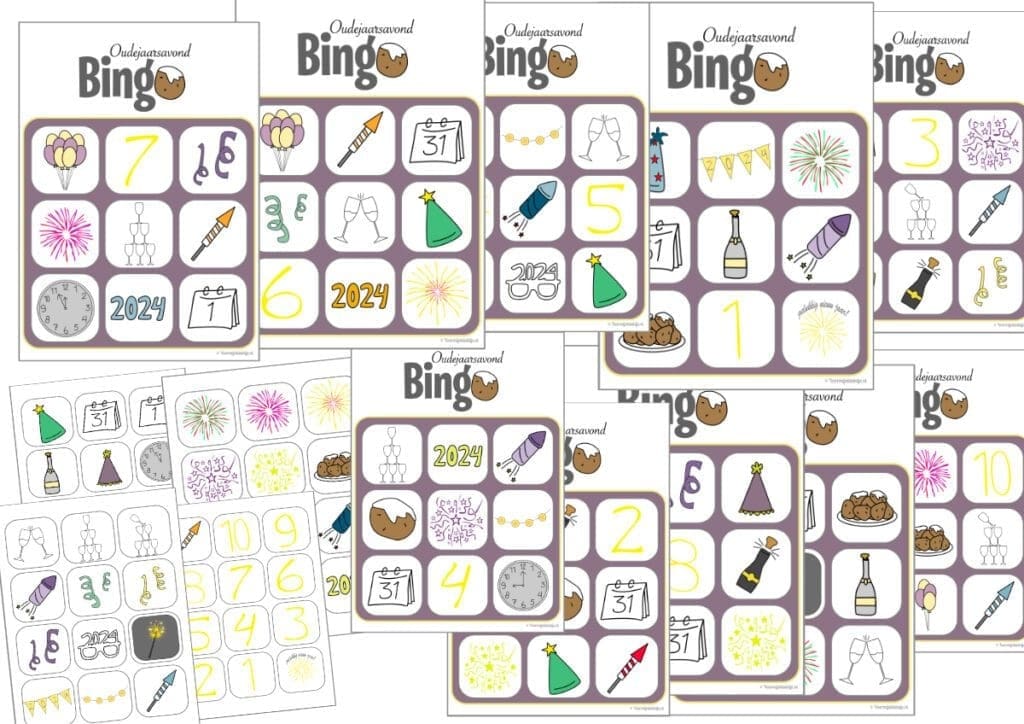 oudejaarsavond bingo