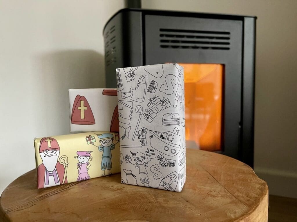 inpakpapier sinterklaas printen