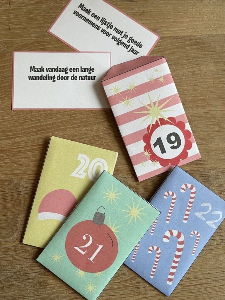 adventskalender zelf maken