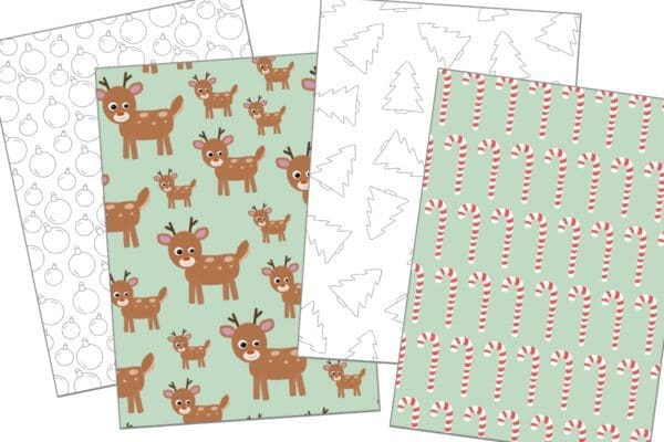 gratis kerst inpakpapier