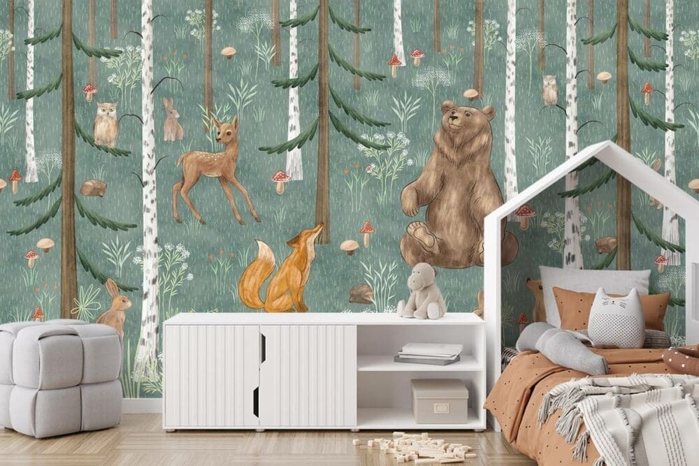 behang kinderkamer thema