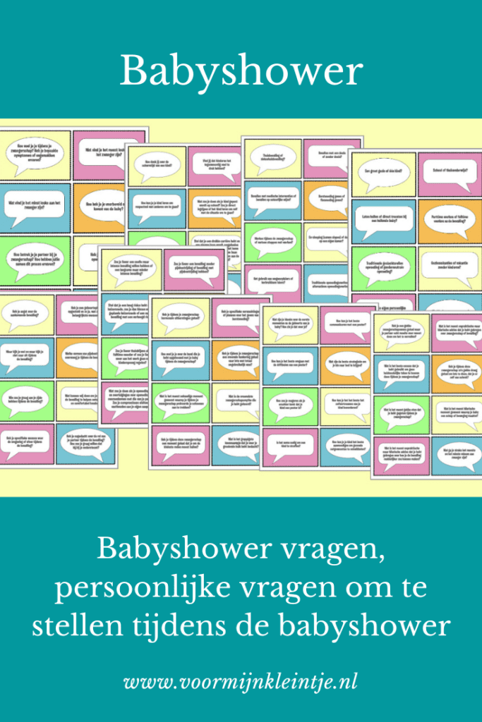 babyshower vragen