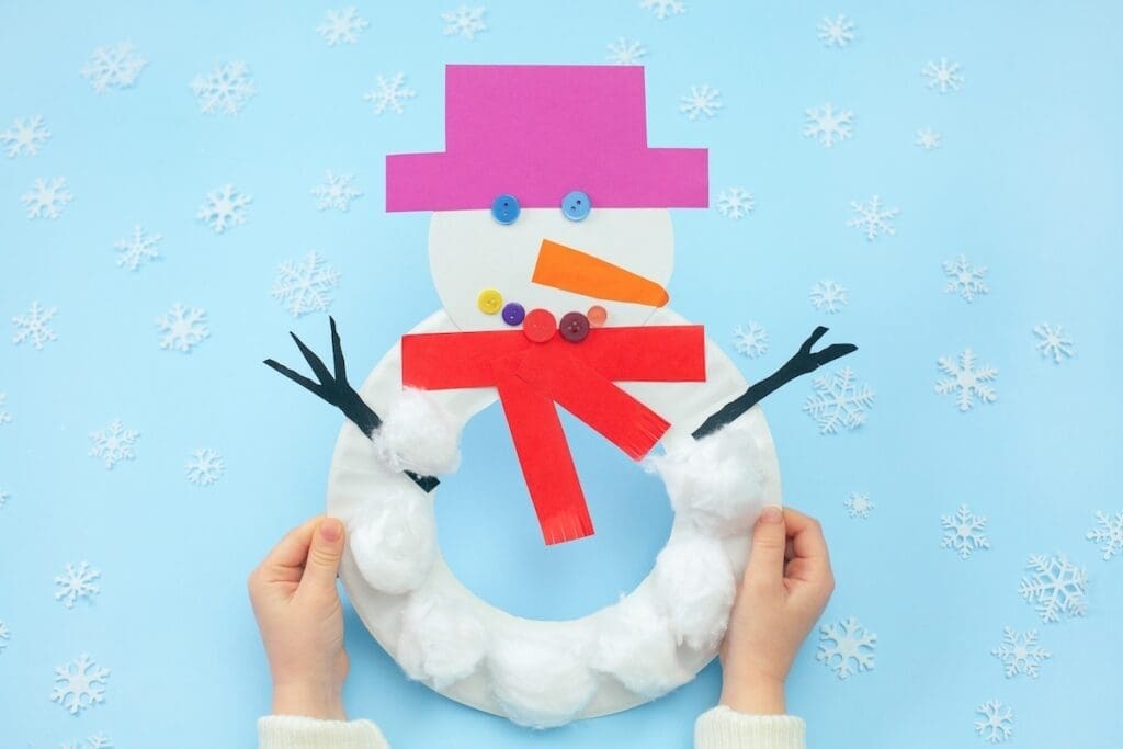 sneeuwpop knutselen voor peuters