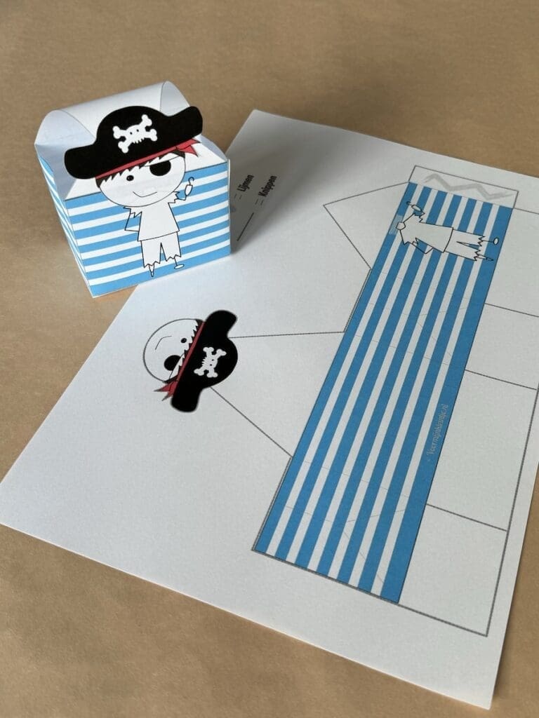 traktatie piraten printen