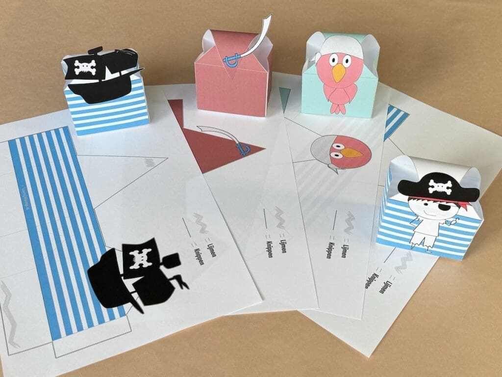 traktatie piraten printen