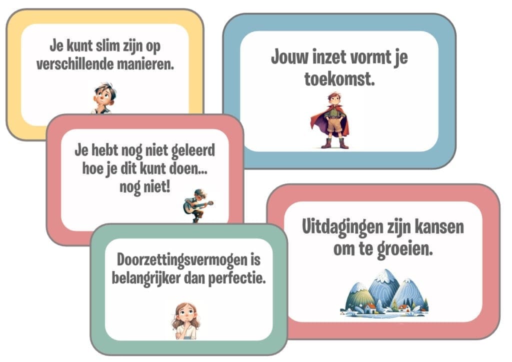 groeimindset kaartjes