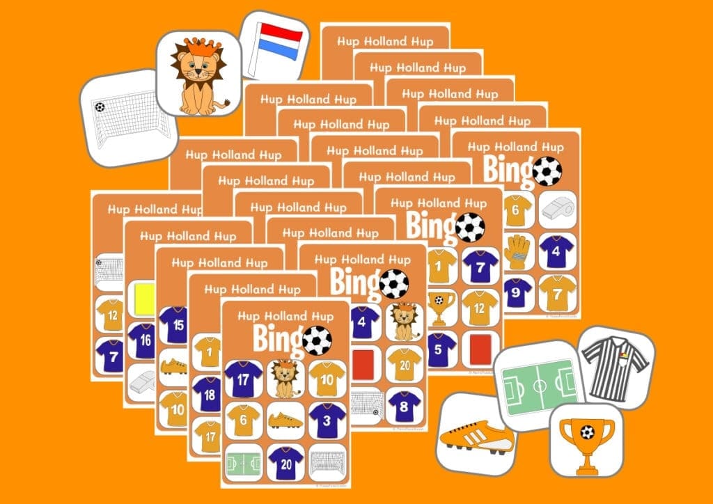 holland voetbal bingo